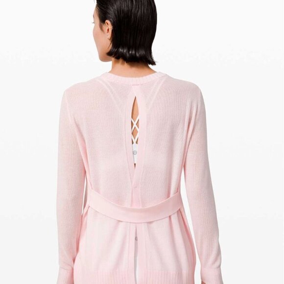 lululemon athletica Sweaters - Lululemon Athletica Pink Crew Neck Sweater